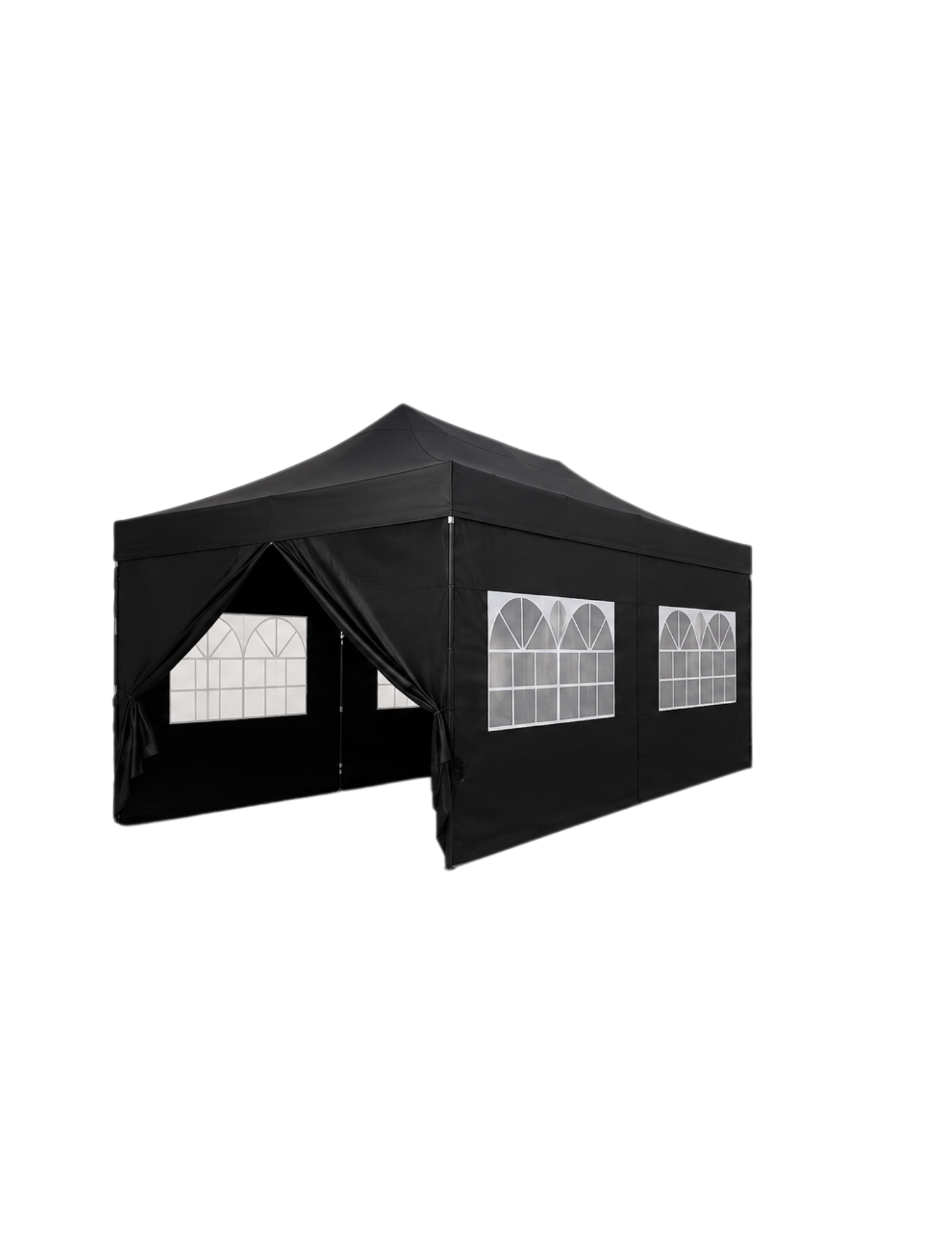 Black Canopy Pop Up Tent 10 x 30 or 10 x 20